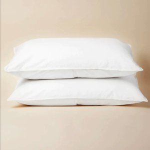Cimino Home White Chambray Pillow Standard Pillowcase Set
